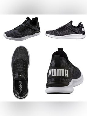 Women's PUMA Ignite Flash Evoknit Low Running Shoes Sz 8.5